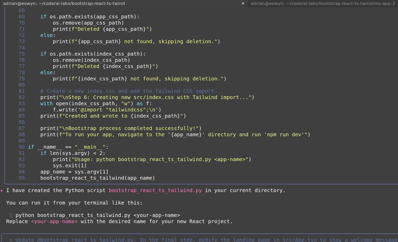 gemini-cli-python-creation